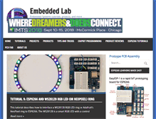 Tablet Screenshot of embedded-lab.com